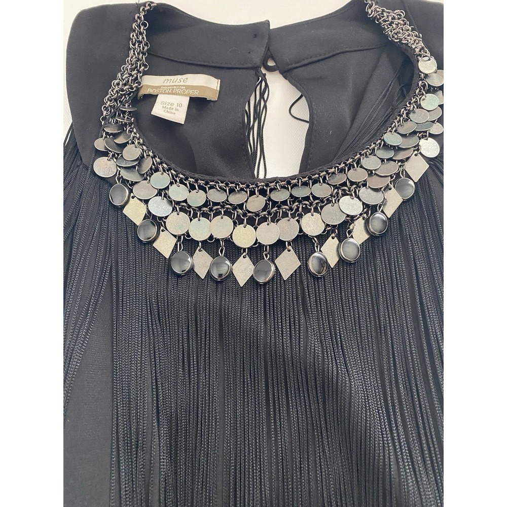 Muse Sleeveless Shift Dress. Size 10 - Picture 2 of 5